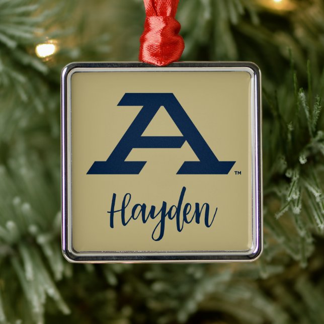 University of Akron | A Metal Ornament (Tree)