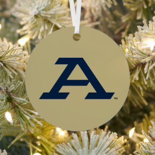 University of Akron A Metal Ornament