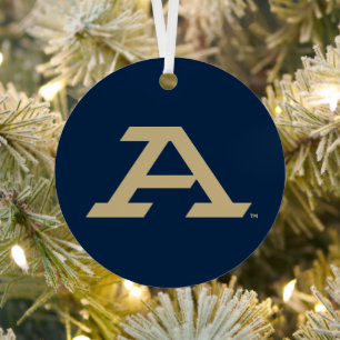 University of Akron A Metal Ornament