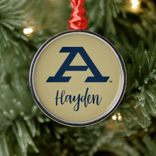 University of Akron A Metal Ornament
