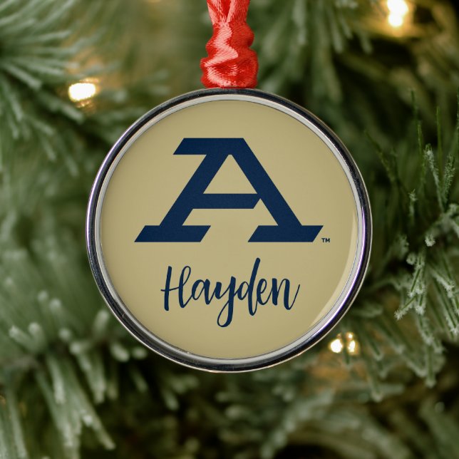 University of Akron | A Metal Ornament (Tree)
