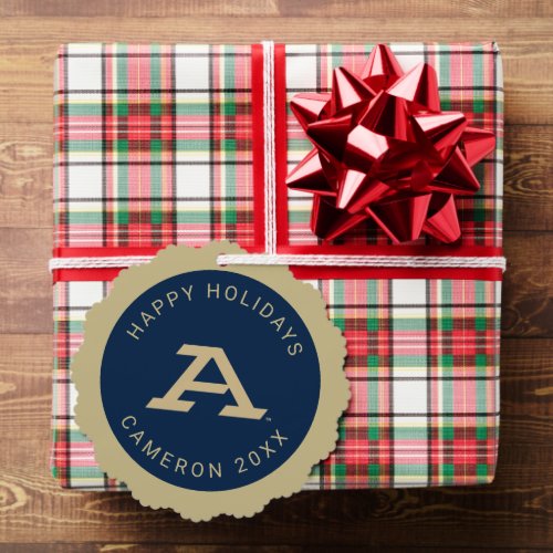 University of Akron  A Ornament Card