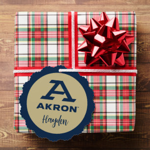 University of Akron A Ornament Card