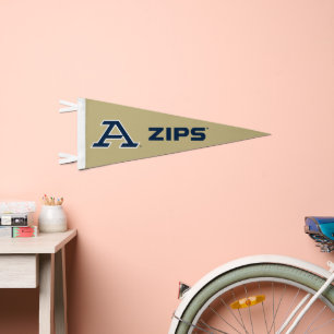 University of Akron A Pennant Flag