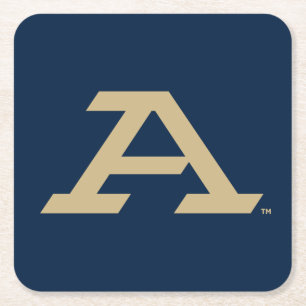 University of Akron A Square Paper Coaster