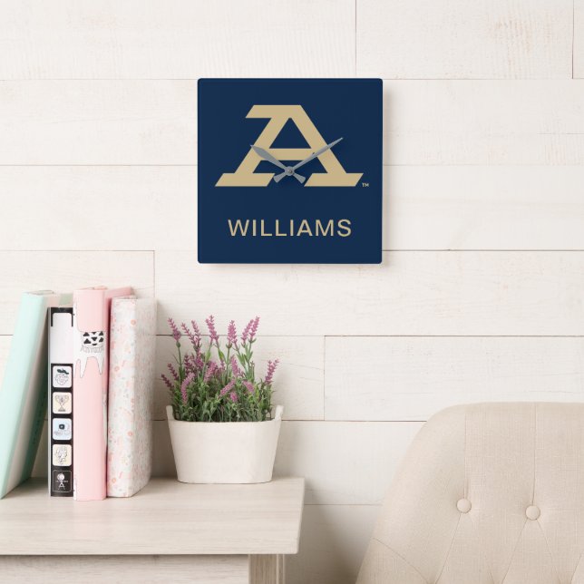 University of Akron | A Square Wall Clock (Reading Room)