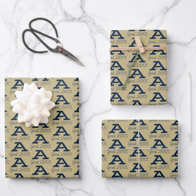 University of Akron | A Wrapping Paper Sheets (Front)