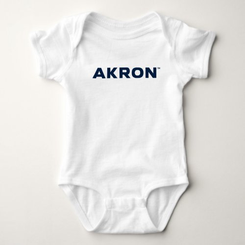 University of Akron  Akron Baby Bodysuit