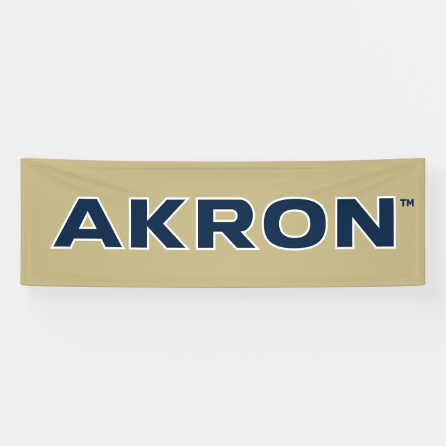 University of Akron | Akron Banner (Horizontal)
