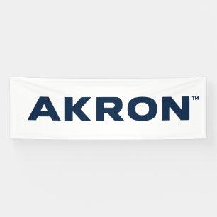 University of Akron Akron Banner