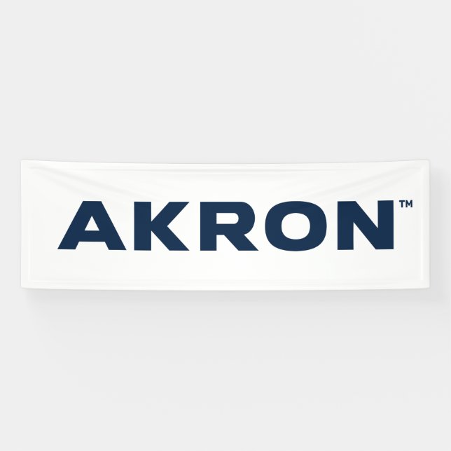University of Akron | Akron Banner (Horizontal)