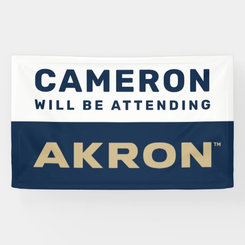 University of Akron  Akron Banner