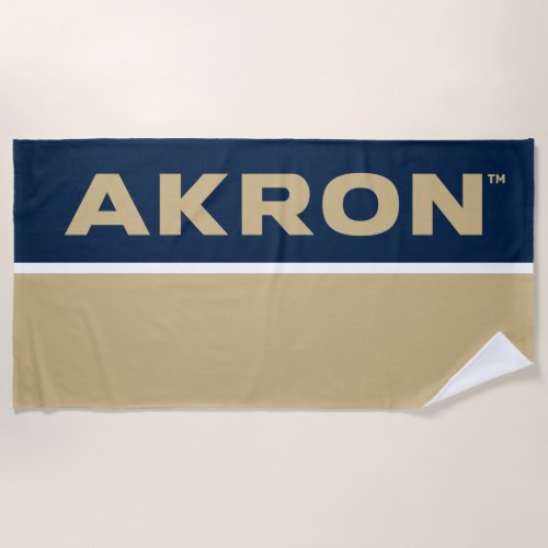 University of Akron  Akron Beach Towel