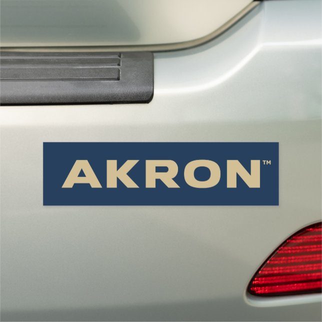 University of Akron | Akron Car Magnet (In Situ)