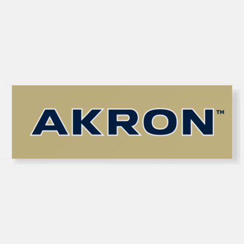 University of Akron  Akron Foam Board