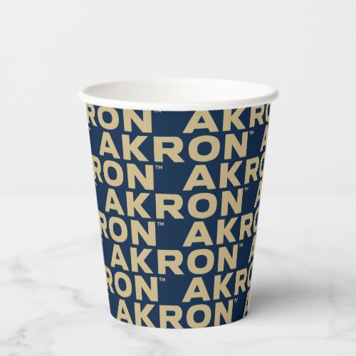University of Akron  Akron Paper Cups