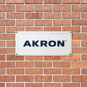 University of Akron Akron Pennant