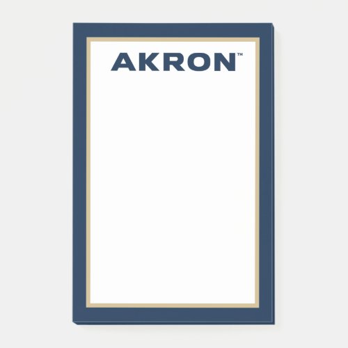 University of Akron  Akron Post_it Notes
