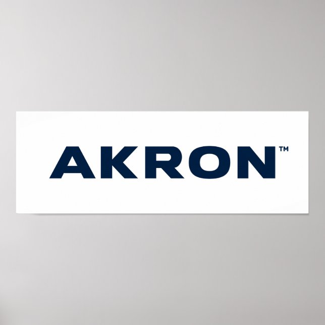 University of Akron | Akron Poster (Front)