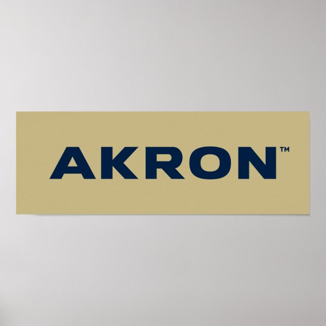 University of Akron | Akron Poster (Front)