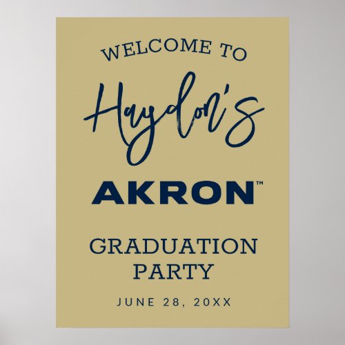 University of Akron  Akron Poster