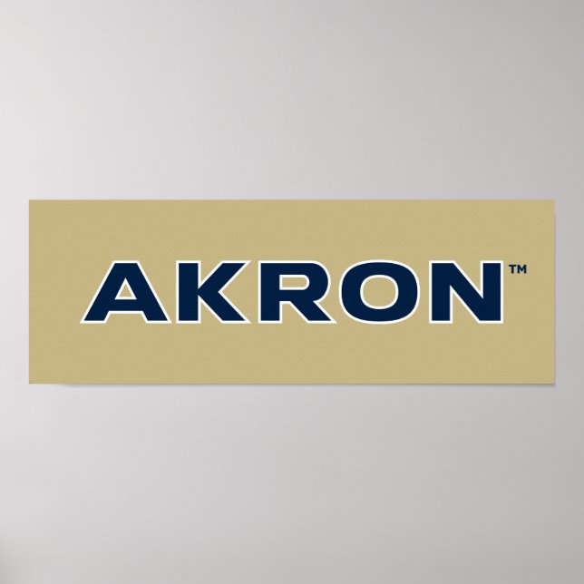 University of Akron | Akron Poster (Front)
