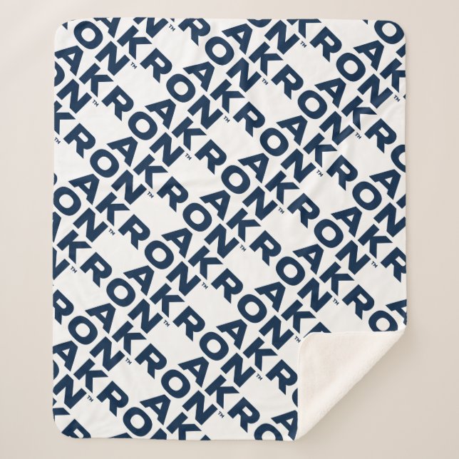 University of Akron | Akron Sherpa Blanket (Front)