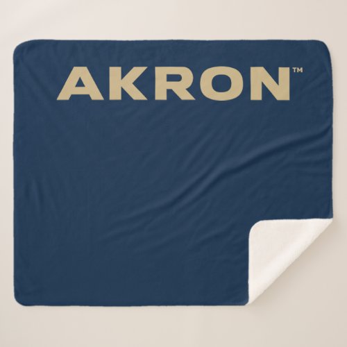 University of Akron  Akron Sherpa Blanket