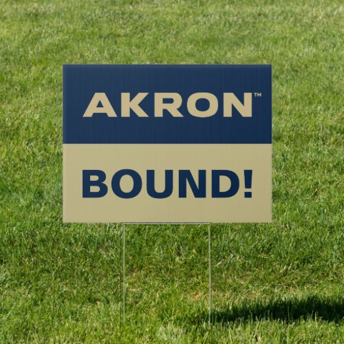 University of Akron  Akron Sign