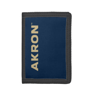 University of Akron Akron Trifold Wallet