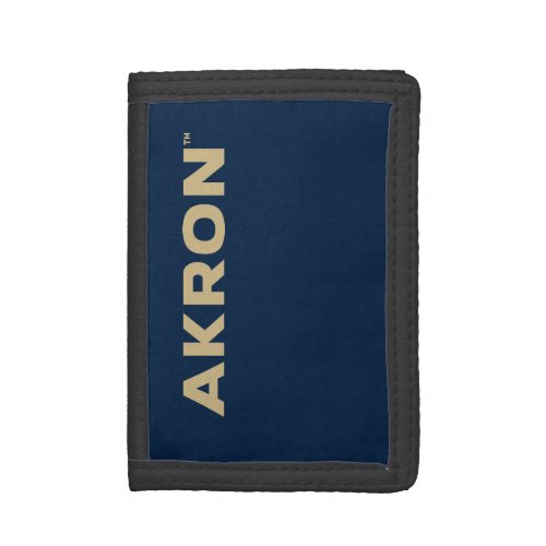 University of Akron  Akron Trifold Wallet