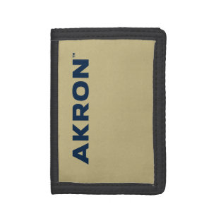 University of Akron Akron Trifold Wallet