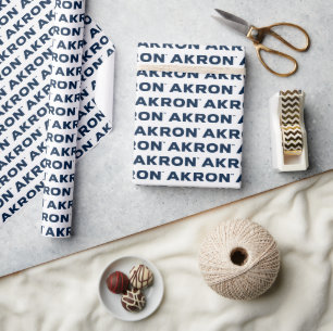 University of Akron   Akron Wrapping Paper