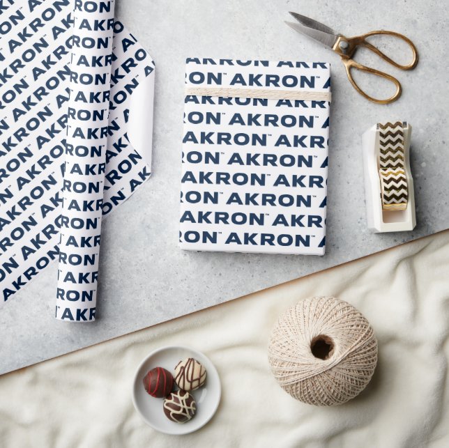 University of Akron | Akron Wrapping Paper (Crafts)