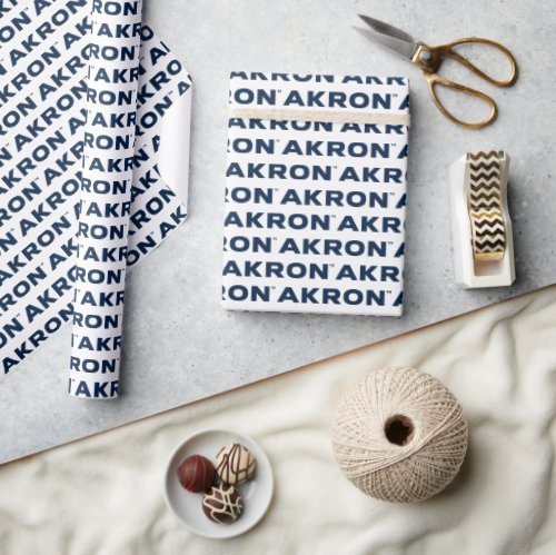University of Akron  Akron Wrapping Paper