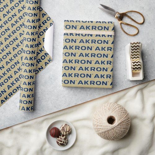 University of Akron  Akron Wrapping Paper