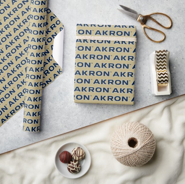 University of Akron | Akron Wrapping Paper (Crafts)