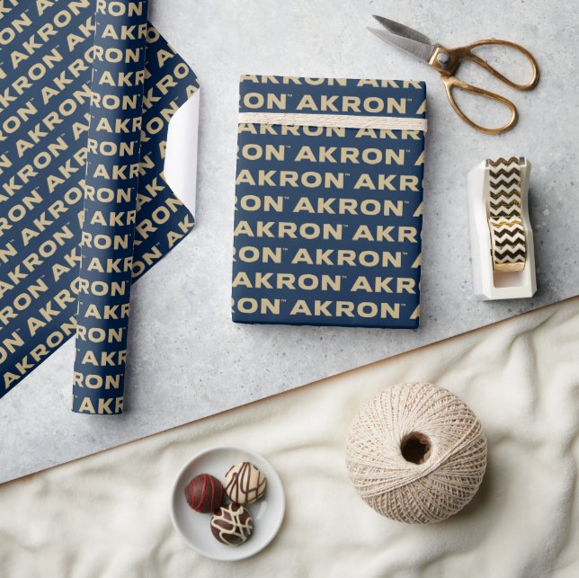University of Akron | Akron Wrapping Paper (Crafts)
