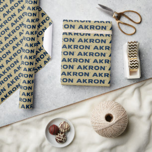 University of Akron   Akron Wrapping Paper