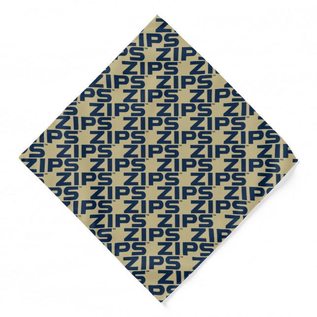 University of Akron | Zips Bandana (Front)