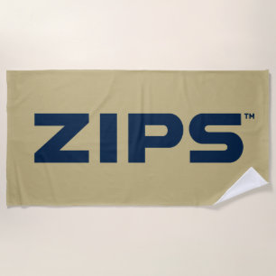 University of Akron Zips Beach Towel