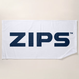 University of Akron Zips Beach Towel