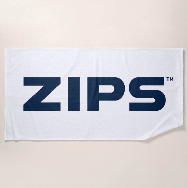 University of Akron | Zips Beach Towel (Front)