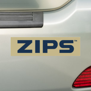 University of Akron Zips Bumper Sticker