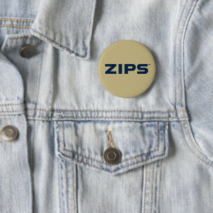 University of Akron Zips Button