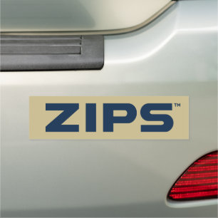 University of Akron   Zips Car Magnet