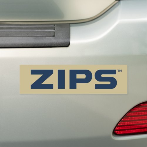 University of Akron  Zips Car Magnet
