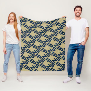 University of Akron Zips Fleece Blanket