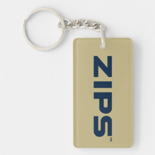 University of Akron Zips Keychain
