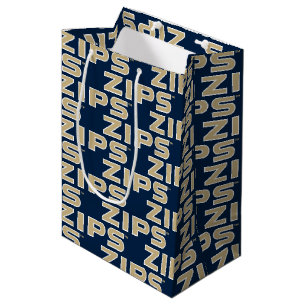 University of Akron   Zips Medium Gift Bag